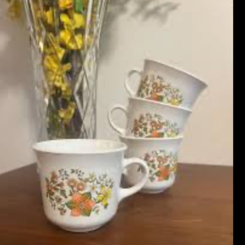 Corelle Indian Summer Floral Mugs